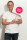 Männer V-Neck T-Shirt white XL