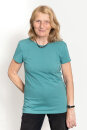 Klassisches Fairtrade-Bio-Frauenshirt Teal
