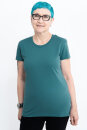 Klassisches Fairtrade-Bio-Frauenshirt Teal