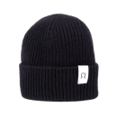 Unisex Strickmütze Marcello recyceltes Kaschmir black ardesia