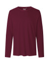 Männer Longsleeve bordeaux S