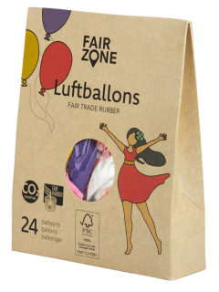 Nachhaltige bunte Luftballons Fair Rubber