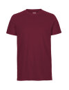 Männer Fit T-Shirt bordeaux M