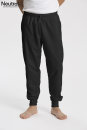 Sweatpants Unisex with Cuff and Zip Pocket black S