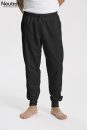 Sweatpants Unisex with Cuff and Zip Pocket black M