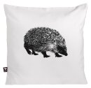 Bio-Kissenbezug Igel weiß 40x40 cm