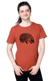 Männershirt Igel foxy M