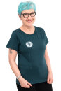 Frauen T-Shirt Kenia Pusteblume dunkelgrün