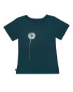 Frauenshirt Kenia Fair Trade Pusteblume grün L