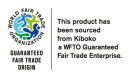 Frauenshirt Kenia Fair Trade Pusteblume grün L
