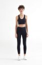 Sport-BH recyceltes Polyester schwarz