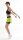 Sport-BH recyceltes Polyester schwarz