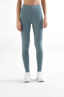 Elastische Sport-Leggings  hellgrau M