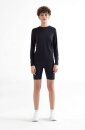 Radlerinnenhose recyceltes Polyester schwarz