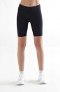 Radlerinnenhose recyceltes Polyester schwarz M