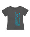 Frauenshirt Kenia Fair Trade Distel dark grey M