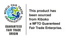 Frauenshirt Kenia Fair Trade Pusteblume schwarz XS