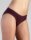 Bio-Damenslip mit Spitze aubergine