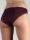 Bio-Damenslip mit Spitze aubergine XL
