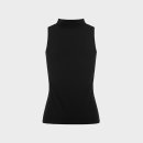 Frauen-Top mit Kragen schwarz