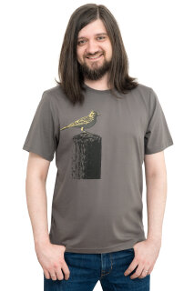 Männershirt Kenia Tempelhofer Feldlerche dunkelgrau