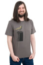 Männershirt Kenia Tempelhofer Feldlerche dunkelgrau