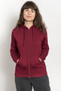 Zip-Hoodie bordeaux M