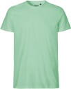 Männer Fit T-Shirt dusty mint L