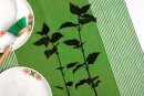 Bio&Fair-Trade Geschirrtuch Brennnesseln grün