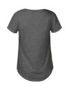 Frauen Roll Up Sleeve T-Shirt, dark heather XL
