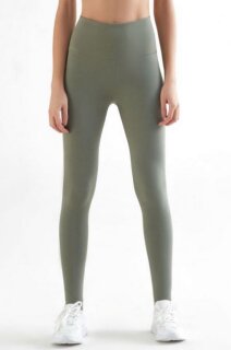 Elastische Sport-Leggins light green