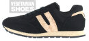 Vegan Sneaker Runner Hemp/Cork schwarz