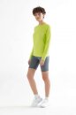 Radlerinnenhose recyceltes Polyester hellgrau M