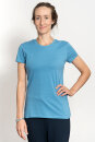 Frauen Fit T-Shirt dusty indigo M