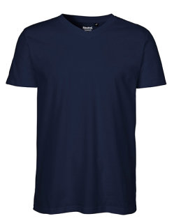 M&auml;nner V-Neck T-Shirt navy