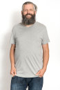 Männer V-Neck T-Shirt sports grey M
