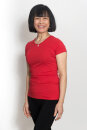 Frauen Fit T-Shirt red S