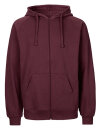 Männer Zip-Hoodie bordeaux S