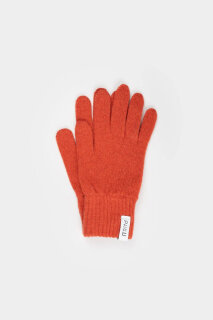Handschuhe Anita (klein) recyceltes Kaschmir orange