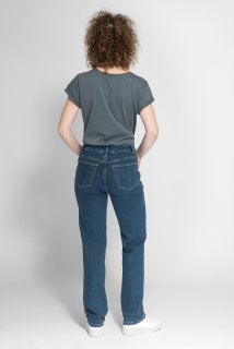 Womens Straight Fit Jeans lapis blue