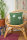 Bio-Kissenbezug Pusteblume grün 40x40 cm