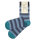 Socken geringelt marine-denim-jeansblau 43-44