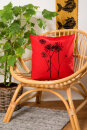Kissenbezug Schierling rot 40*40