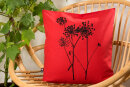 Kissenbezug Schierling rot 40*40