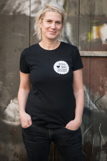 Kiezshirt Frau Still loving Nachbarschaft schwarz