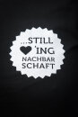 Kiezshirt Frau Still loving Nachbarschaft schwarz