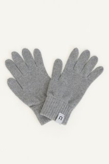 Handschuhe recyceltes Kaschmir Pier Paolo hellgrau - gößere Größe