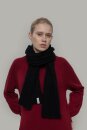 Strickschal Federico recyceltes Kaschmir black ardesia