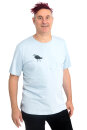 Männershirt Kenia Fair Trade Möwe, hellgrau