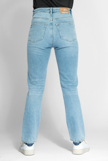 Lejaani Slim Fit Jeans High Waist easy blue